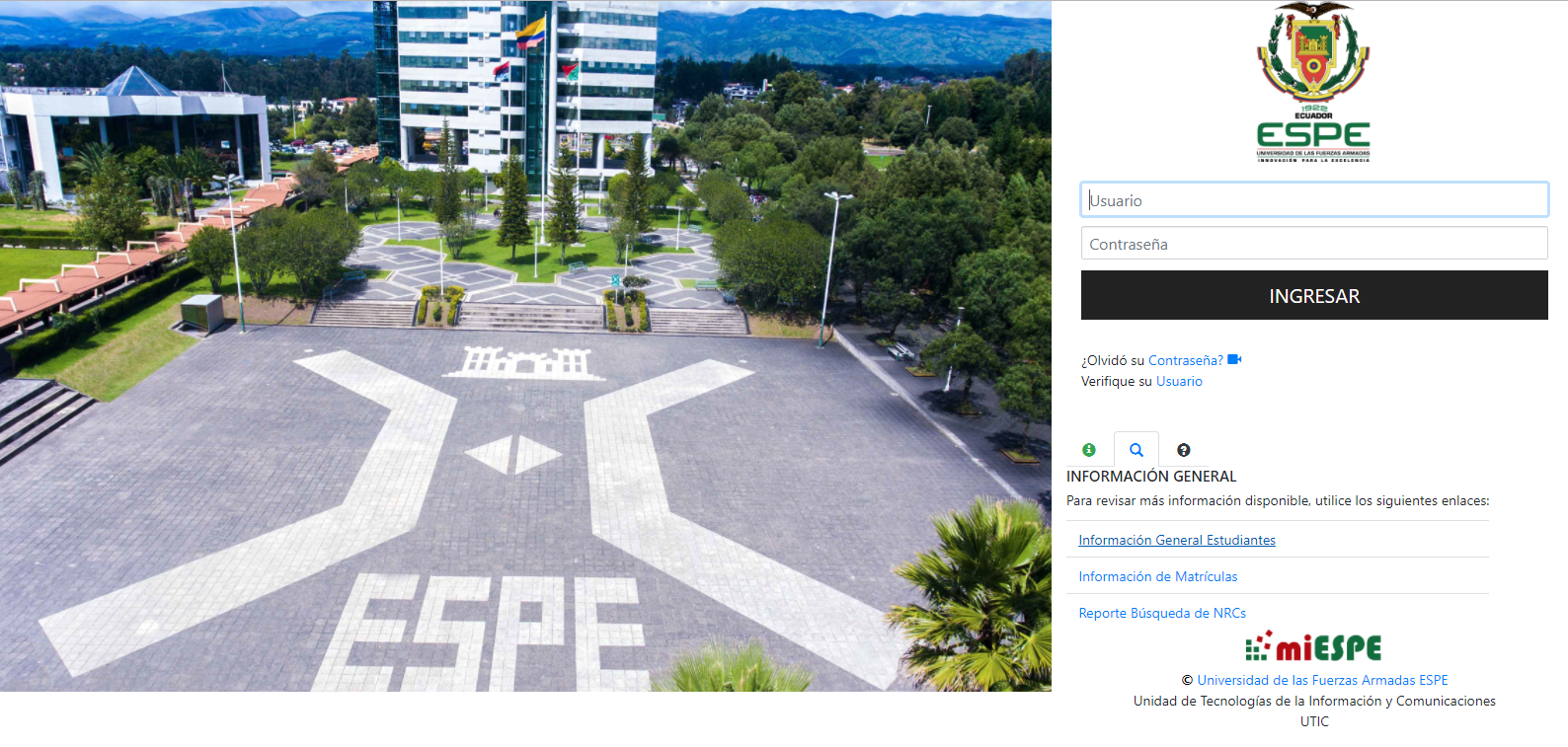 ¿Cómo ingresar a miESPE?